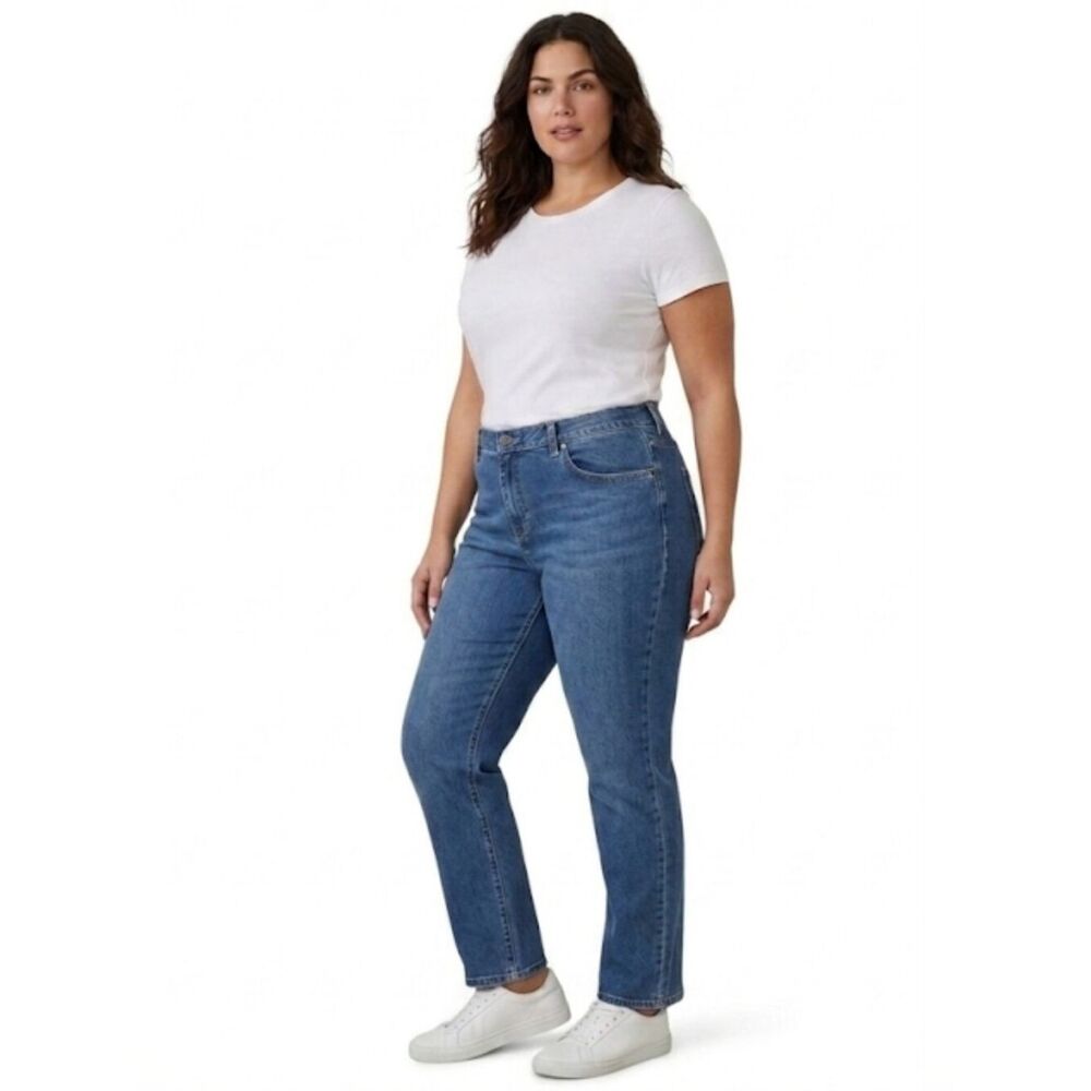Lee Jeans Relaxed Fit Straight Leg Sz 16 Med